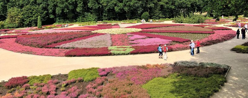 Der kunstvolle Heidegarten